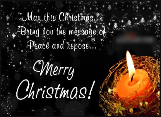 Merry Christmas 2020 Wishes, Messages, Greetings & Status